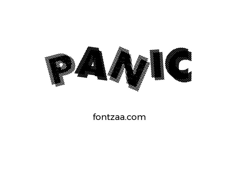 Panic Font Free Download