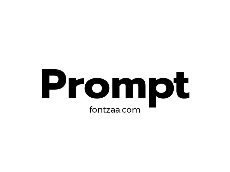 Prompt Font Free Download
