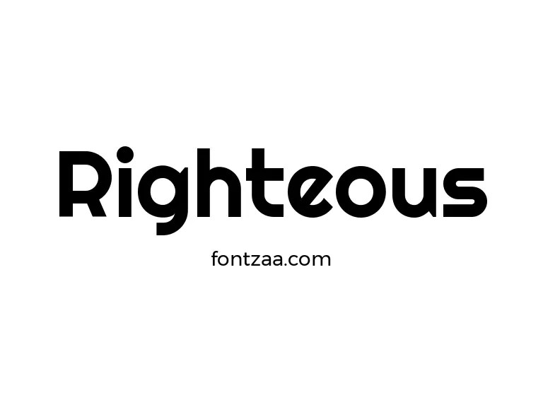 Righteous Font Free Download