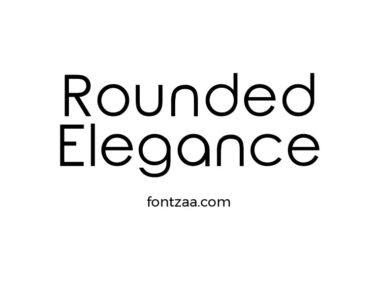 Rounded Elegance Font Free Download