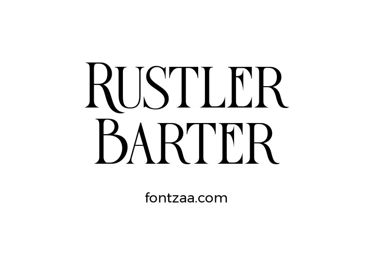 Rustler Barter Font Free Download