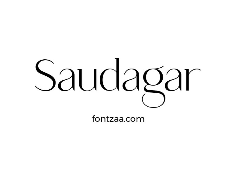 Saudagar Font Free Download