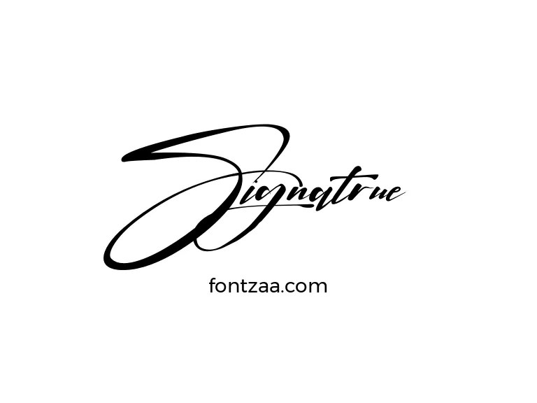 Signatrue Font Free Download