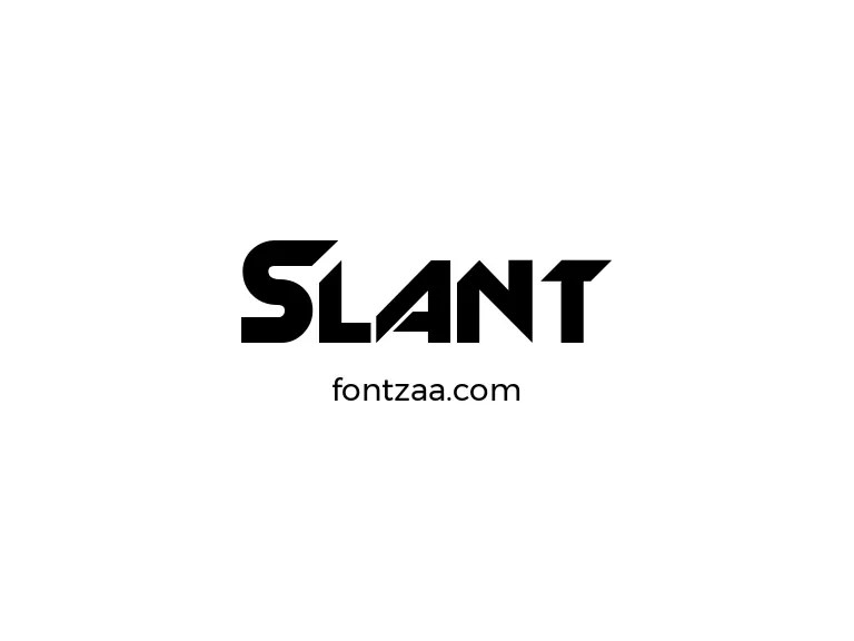 Slant Font Free Download