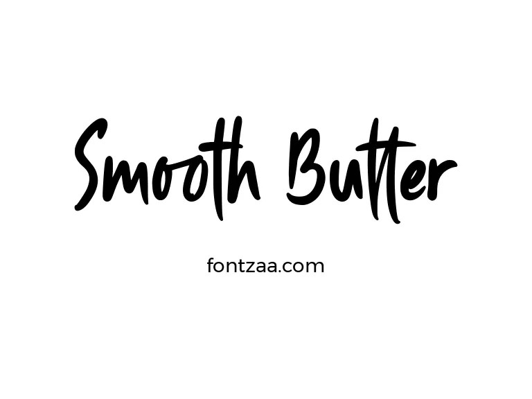 Smooth Butter Font Free Download