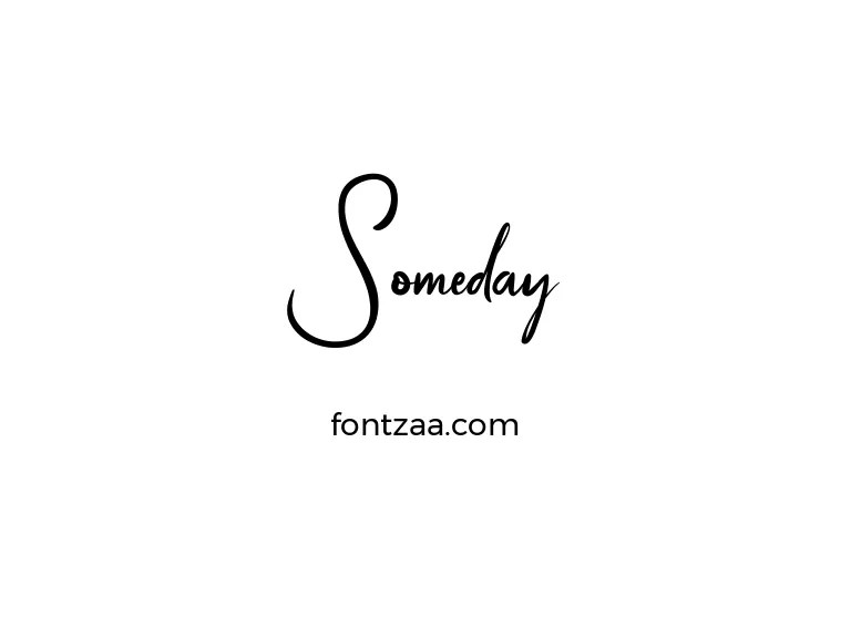 Someday Font Free Download