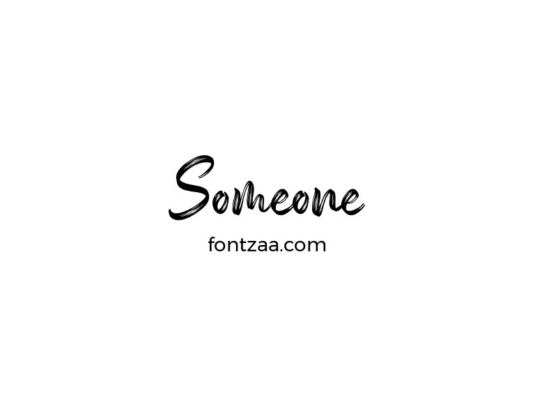 Someone Font Free Download