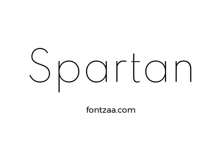 Spartan Font Free Download