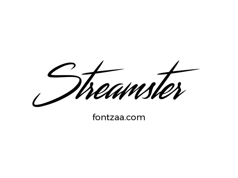 Streamster Font Free Download