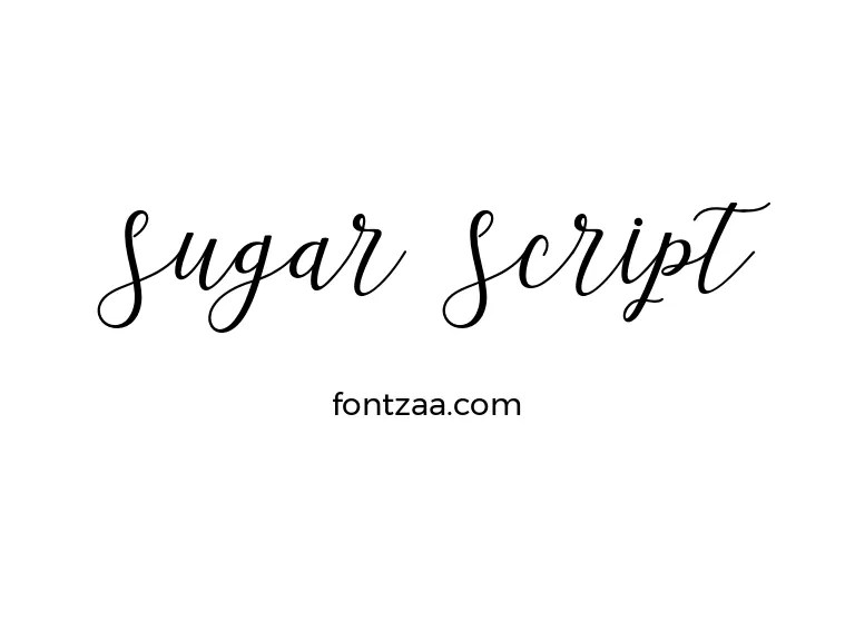 Sugar Script Font Free Download