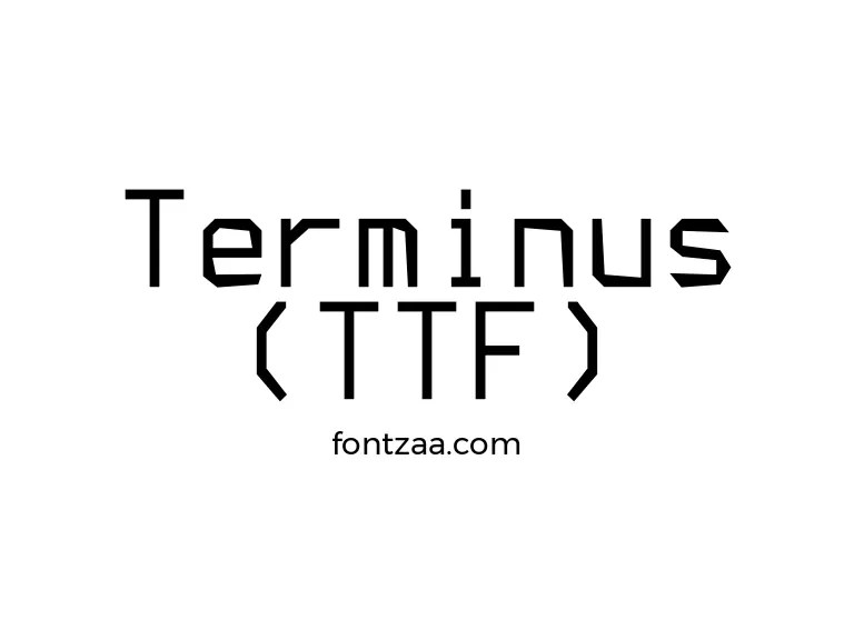 Terminus (TTF) Font Free Download