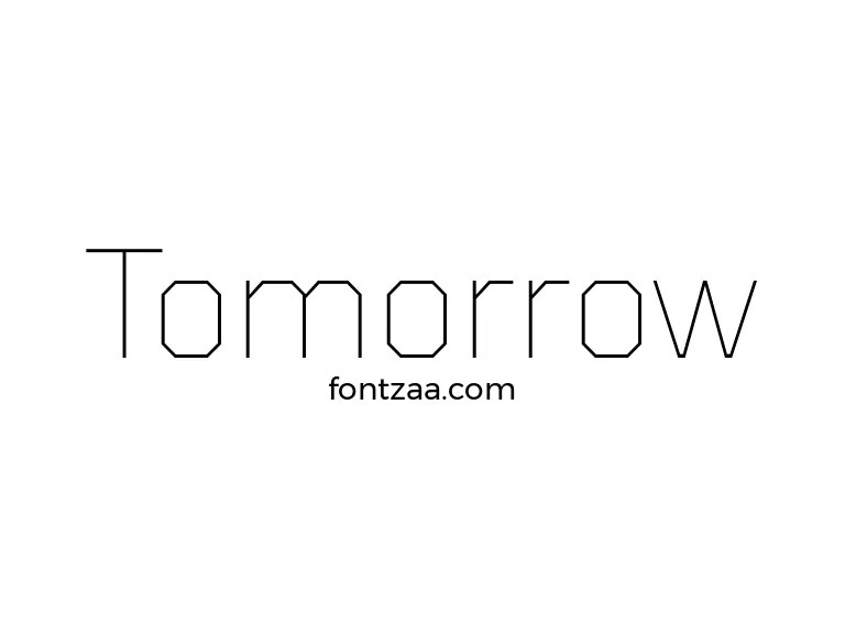 Tomorrow Font Free Download