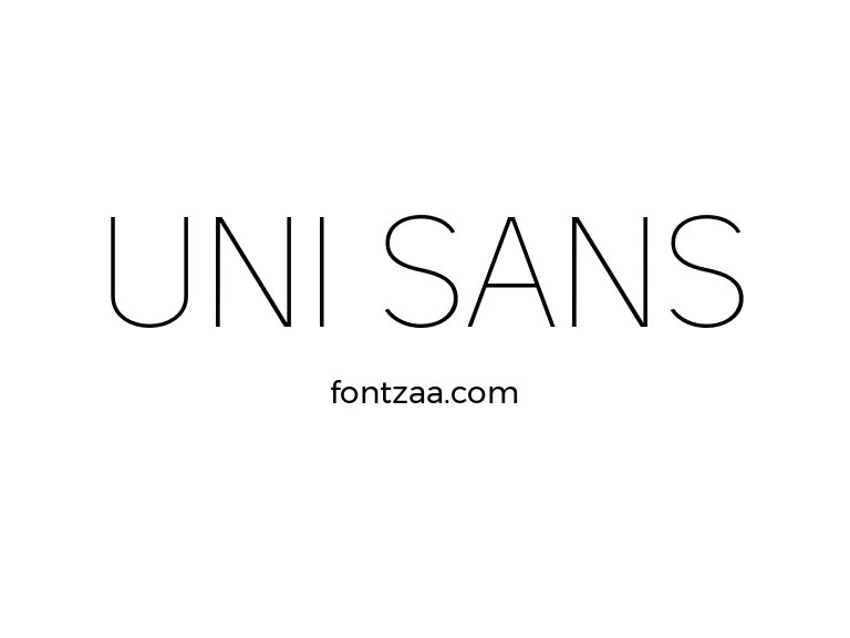 Uni Sans Font Free Download