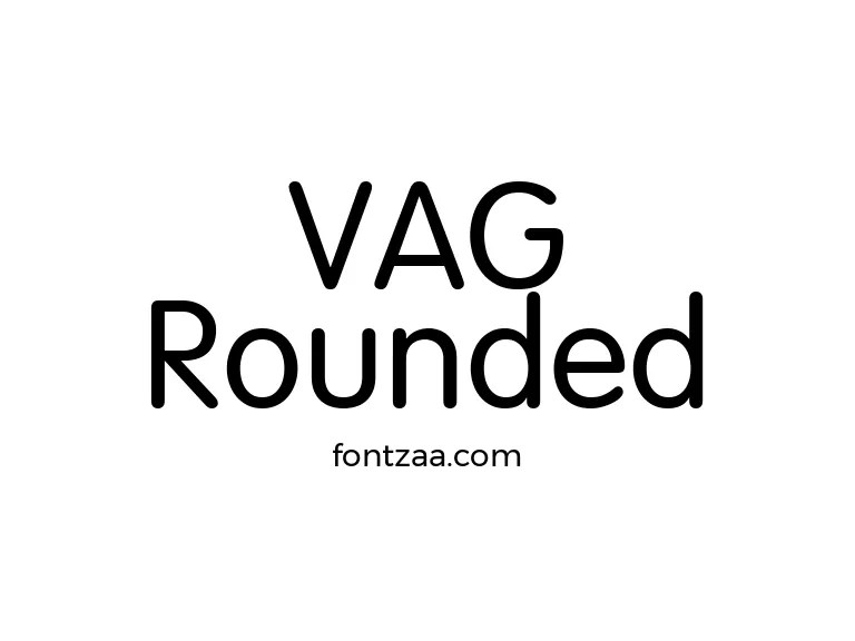 VAG Rounded Font Free Download