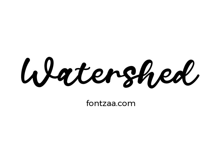 Watershed Font Free Download