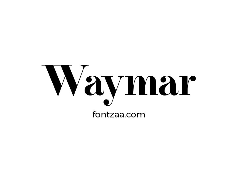 Waymar Font Free Download