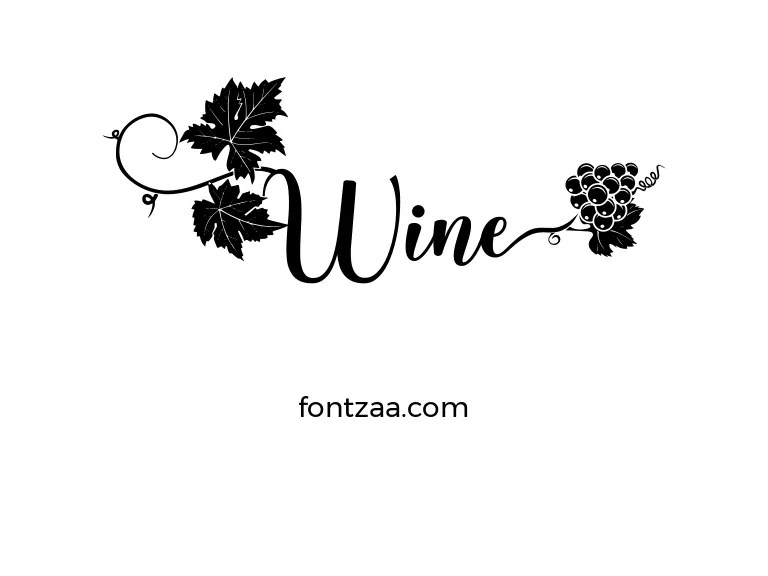 Wine Font Free Download
