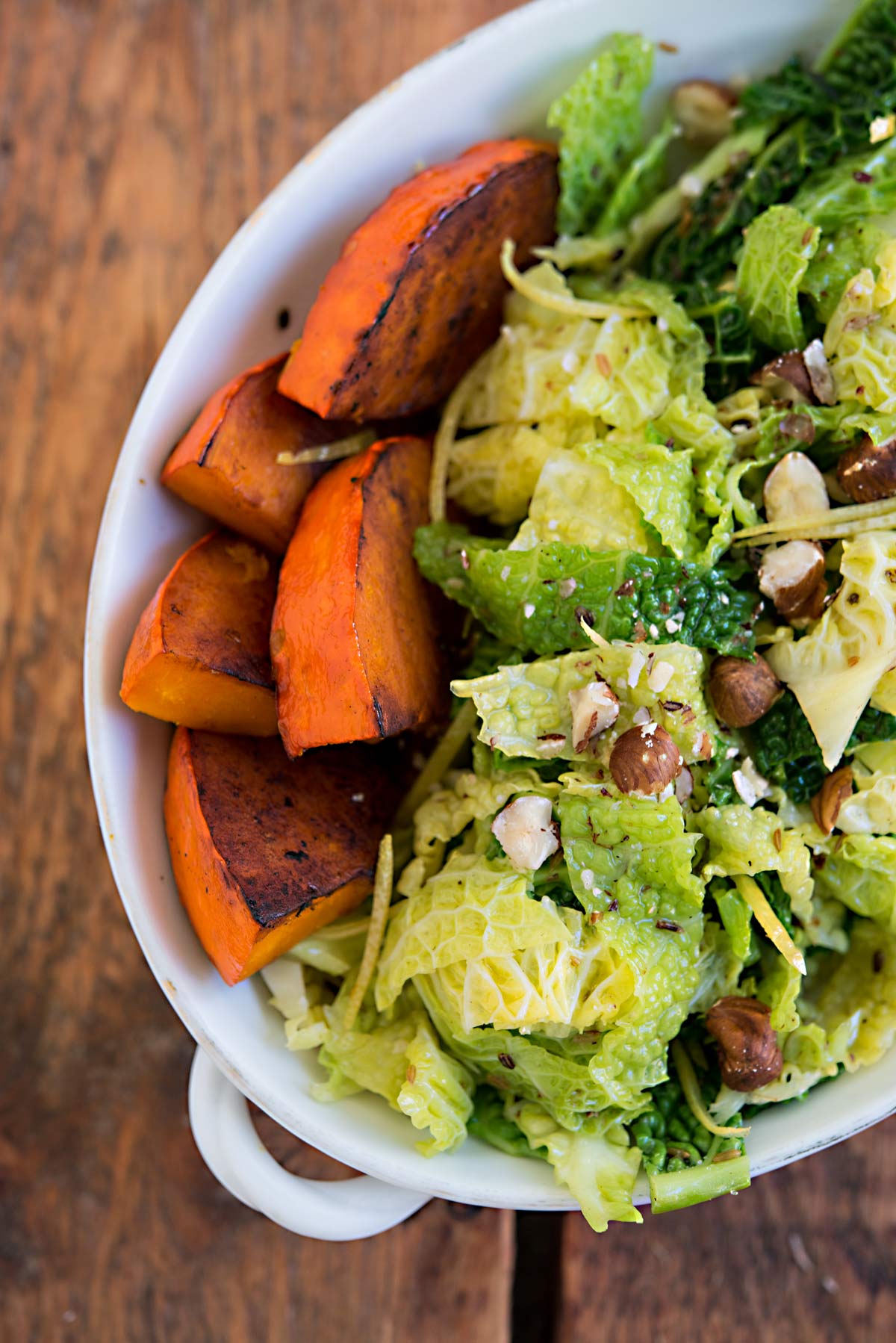 Kürbis-Wirsing-Salat