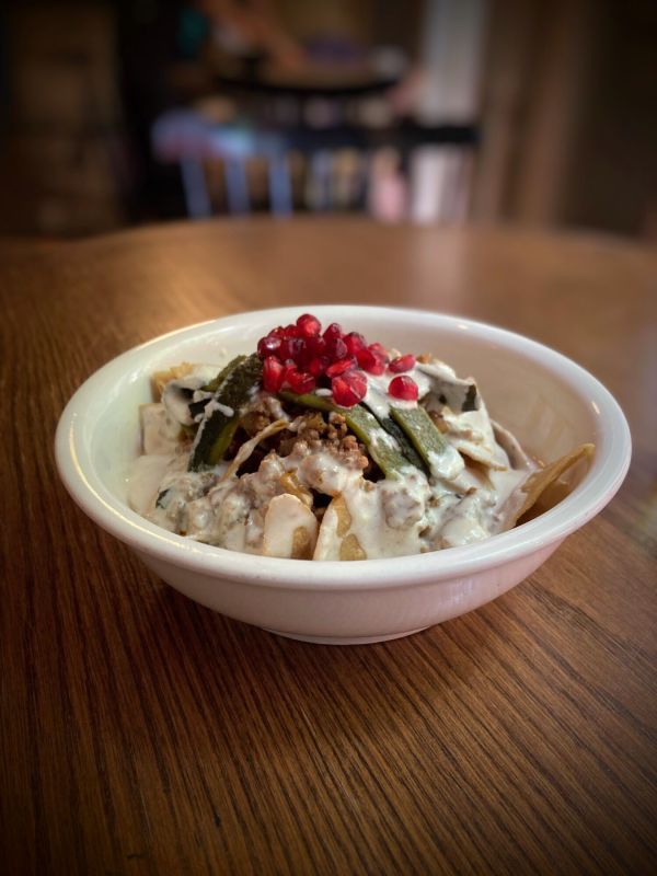 Chilaquiles en nogada