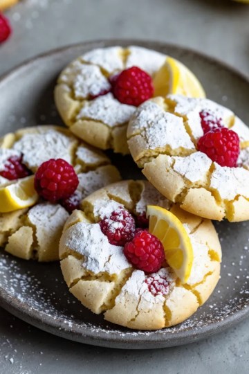 Lemon Raspberry Cookies
