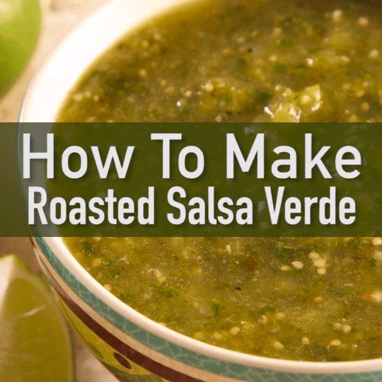 Quick Roasted Salsa Verde