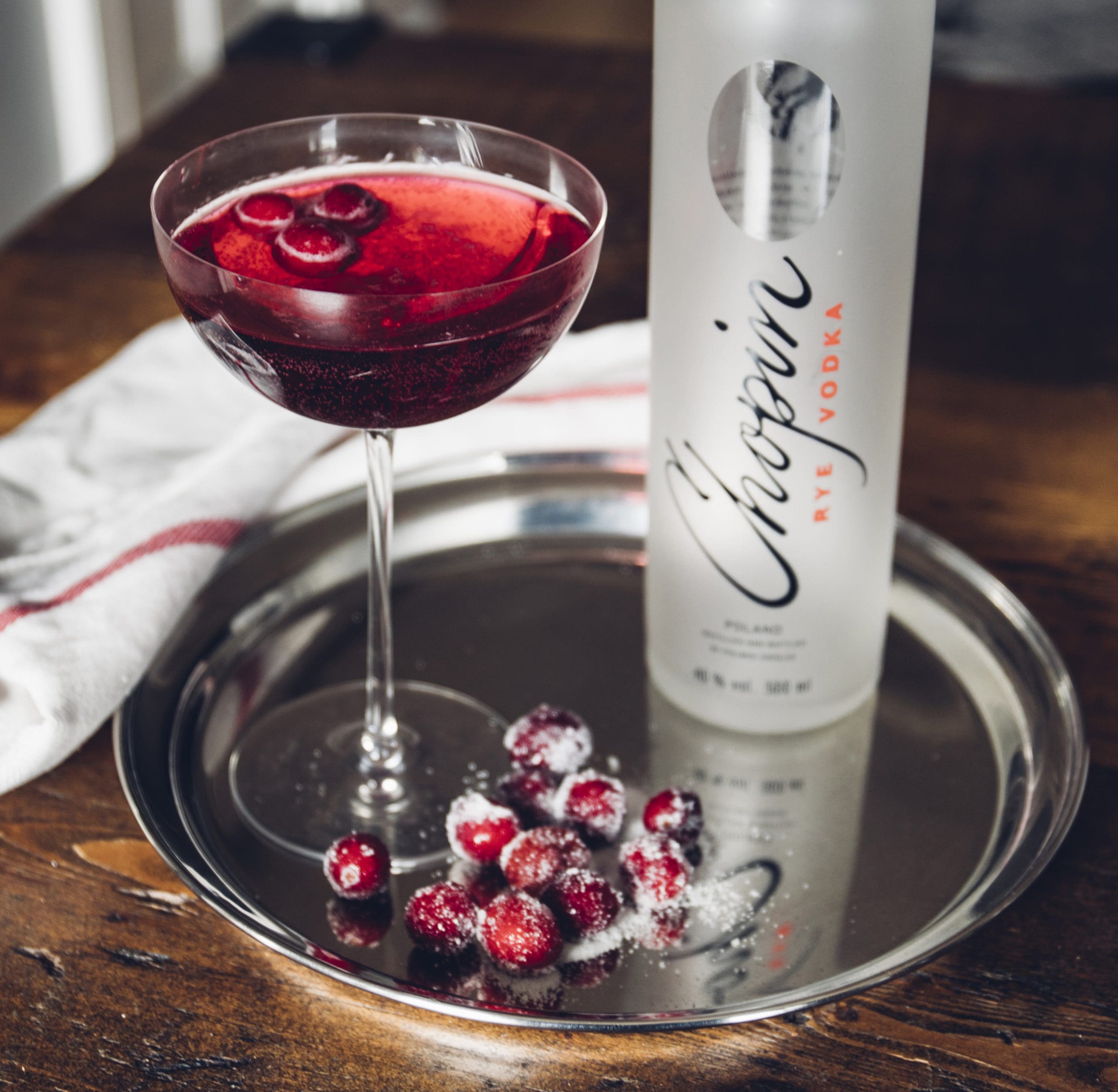 This cocktail was designed by our friends at Chopin Vodka to complement the "His" which is the Steak & Potato. The "Hers" is the Ruby Red, made with rye vodka, ruby port, cranberry juice and sparkling water.��