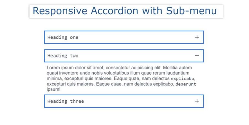 Responsive Accordion Menu Html Css - 8K Dark Wallpapers for Desktop