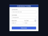 Responsive Checkout Form Using Html Css Free Code