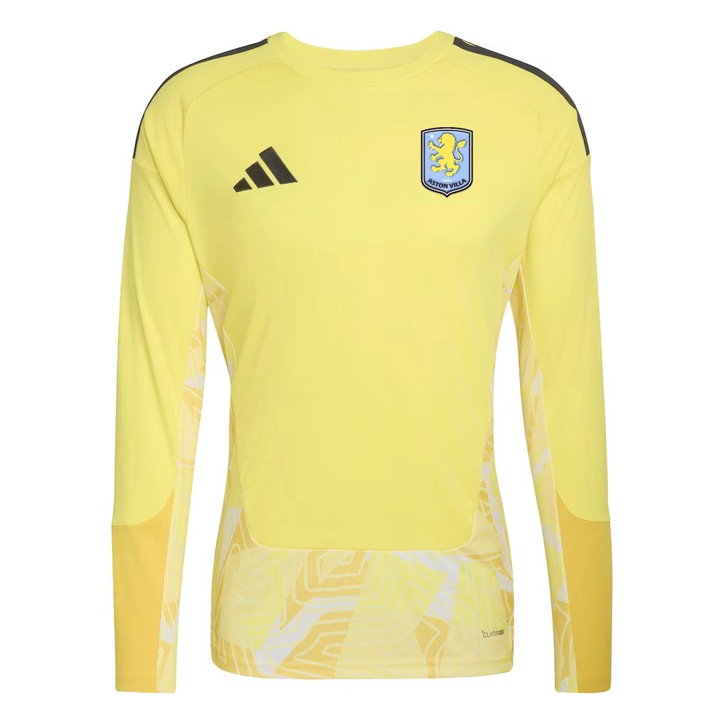 Aston Villa Kid's 26/27 Long Sleeved Home Goalkeeper Shirt