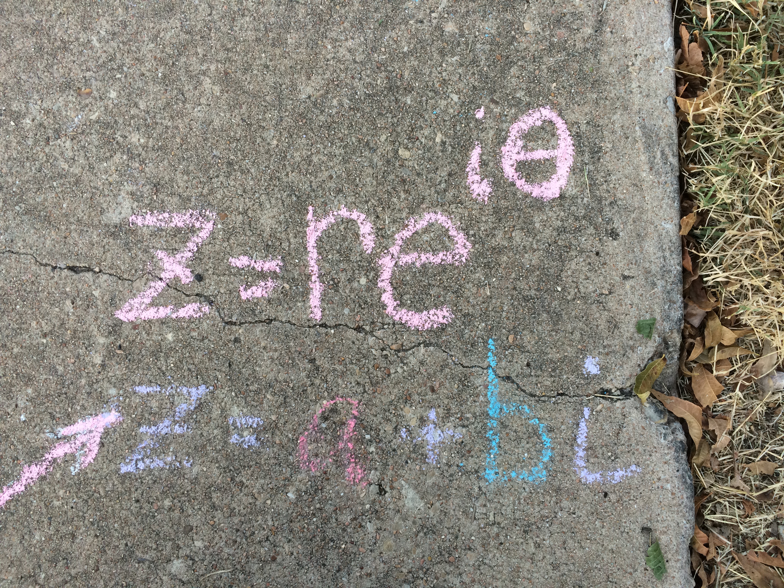 z in terms of r and theta