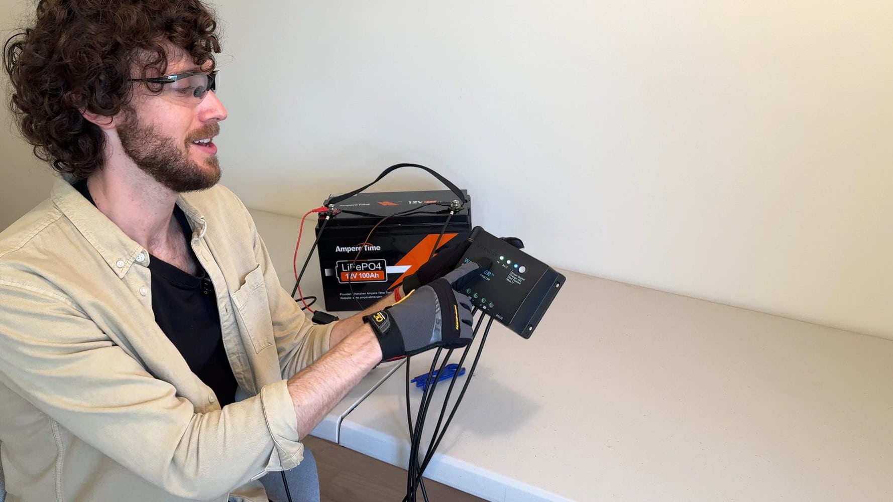 Basic 100 watt solar panel setup for beginners