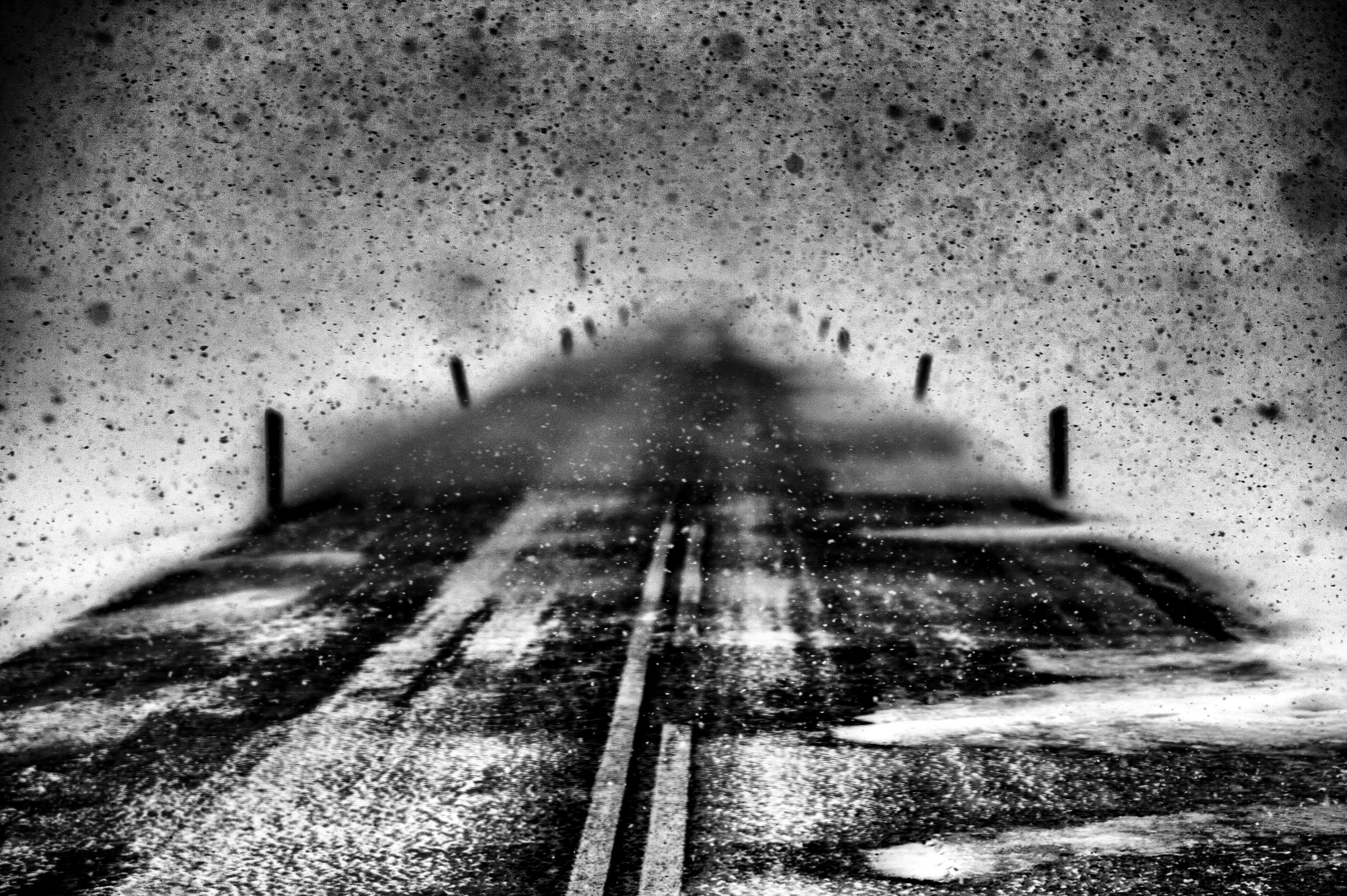 The road to Kraftla leica