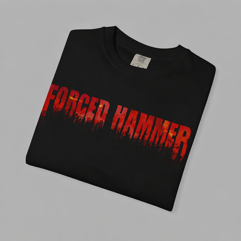 Translucent Death Metal Red Logo T-Shirt
