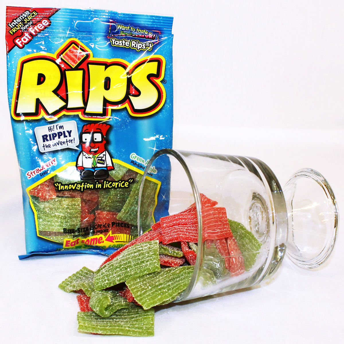 Rips® Bite-Size Strawberry & Green Apple Pieces | The Foreign