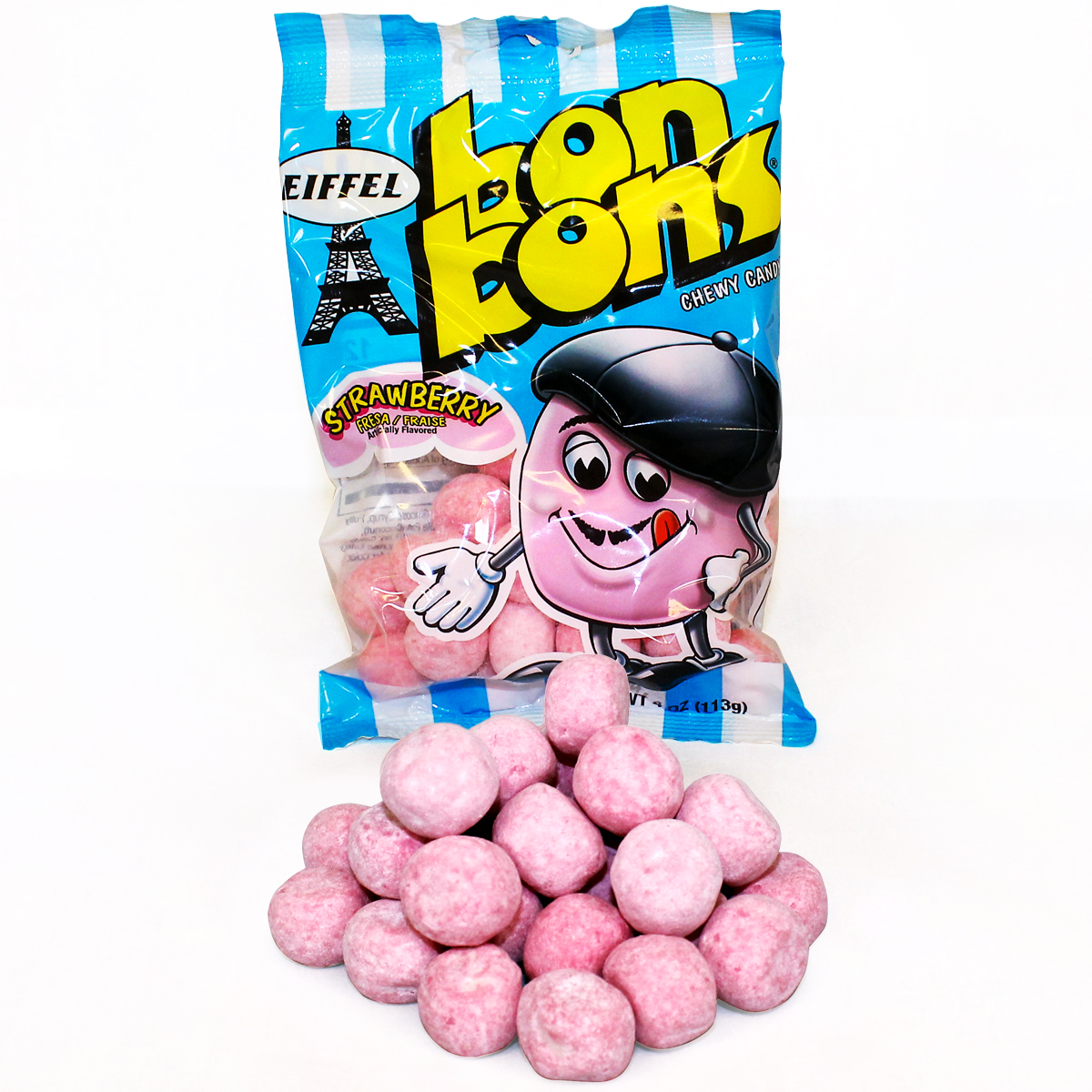 EIFFEL bonbons® Chewy Candy Strawberry | The Foreign Candy Company