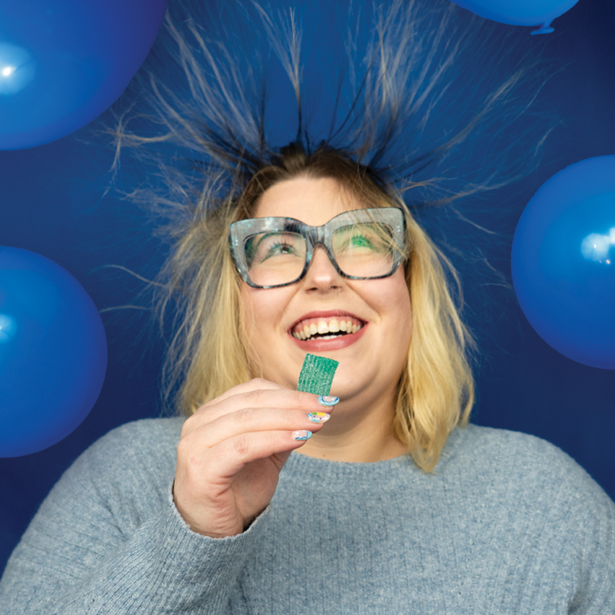 Rips® Bite-Size Blue Raspberry Pieces | The Foreign Candy Company