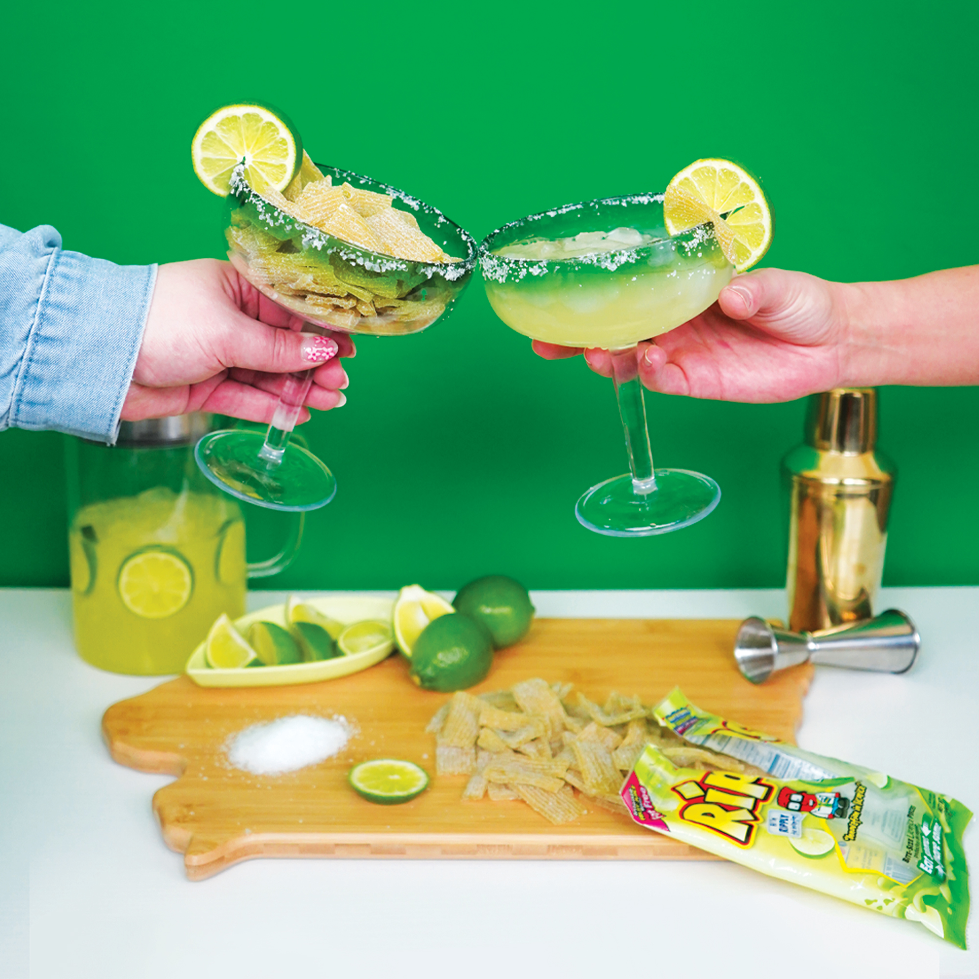 Rips® Bite-Size Lime Pieces | The Foreign Candy Company