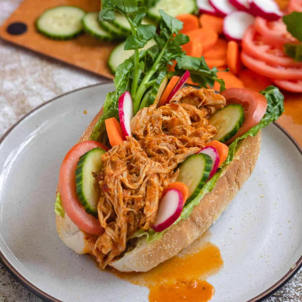 Pan con Pollo Salvadoreño Recipe- The Foreign Fork