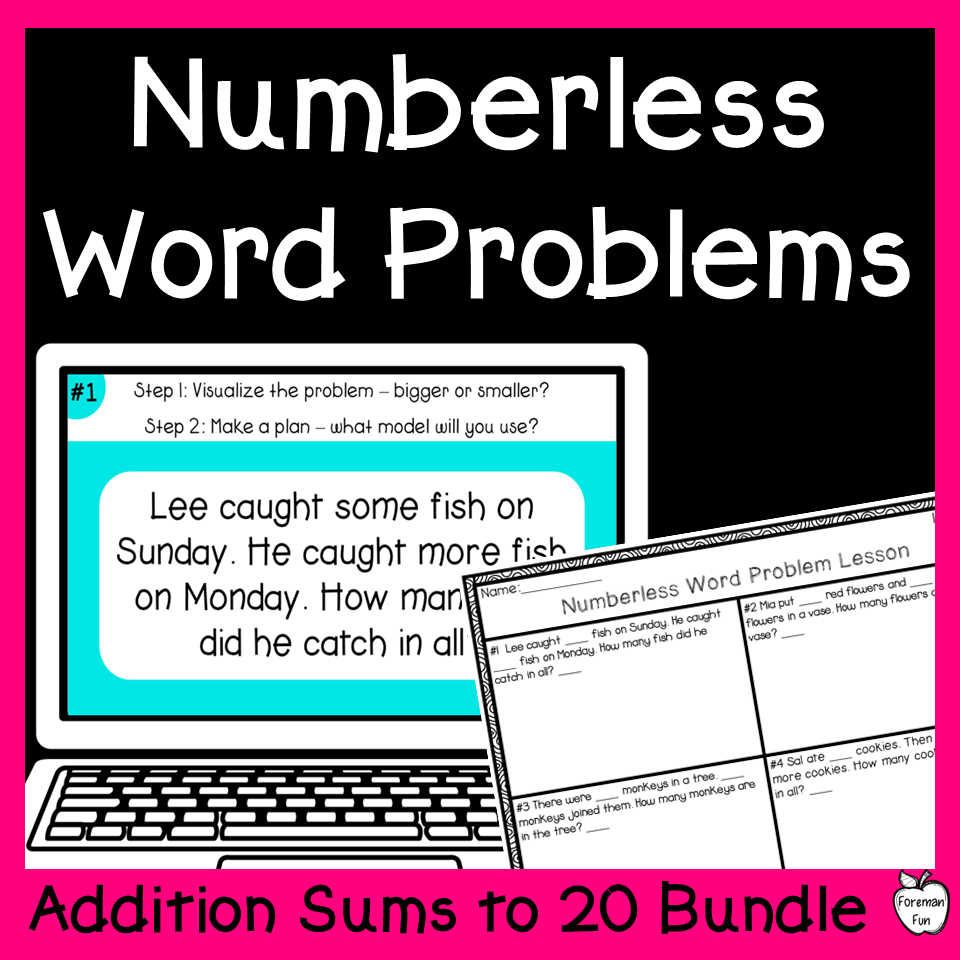 Numberless Word Problems for Purchasing