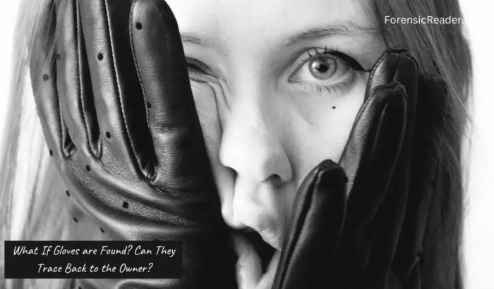 Does vinyl gloves leave fingerprints