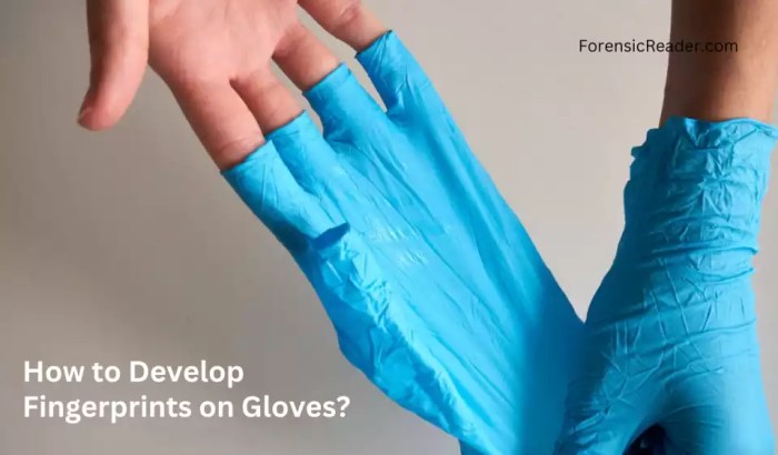 Does gloves leave fingerprints