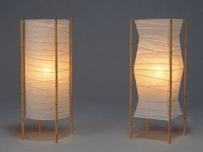 林工芸　提灯型スタンド　岐阜県美濃の和紙漉き 林工芸 提灯型スタンド 岐阜県美濃の和紙漉き