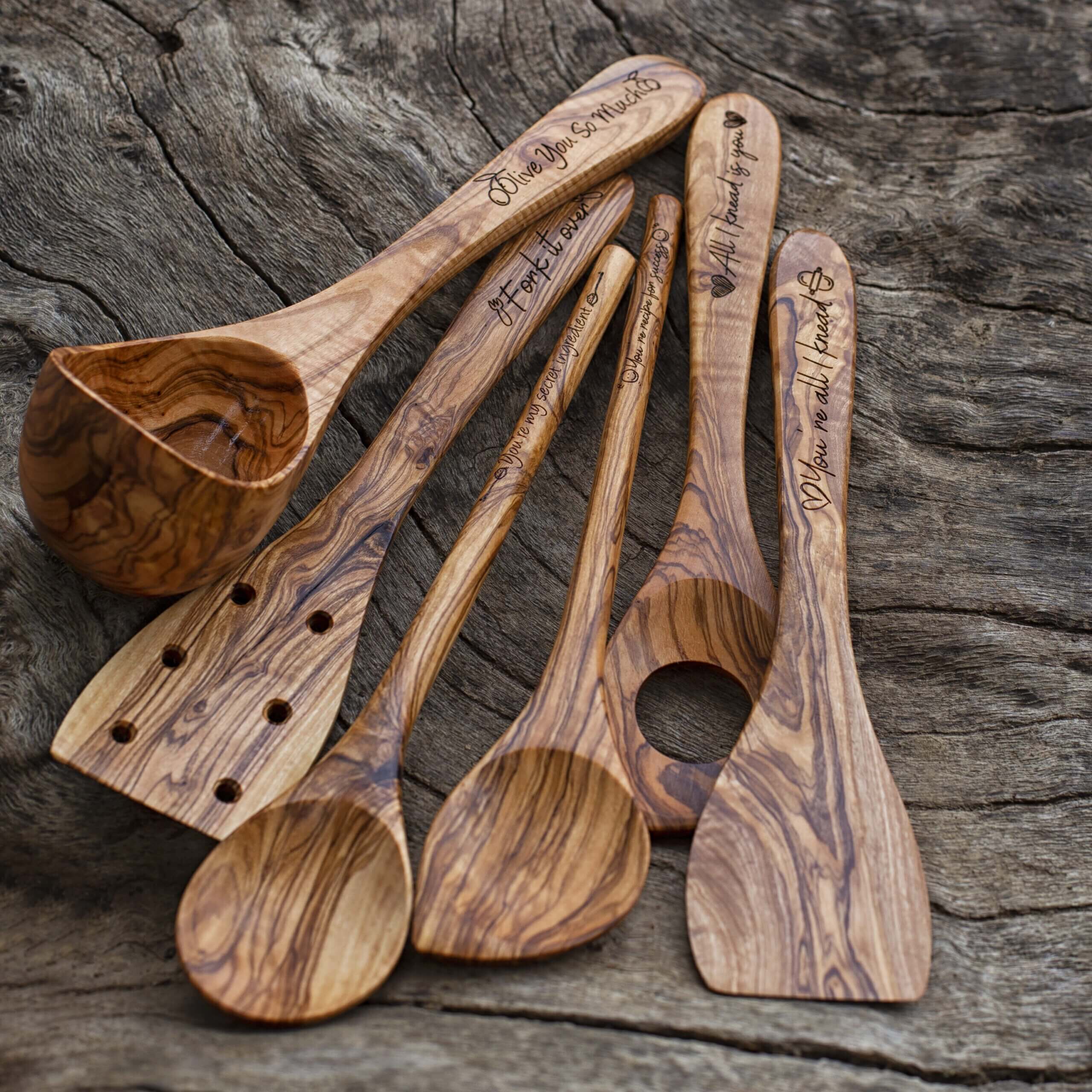 Your Own Logo Engraved - Oval Olive Wood Charcuterie Board