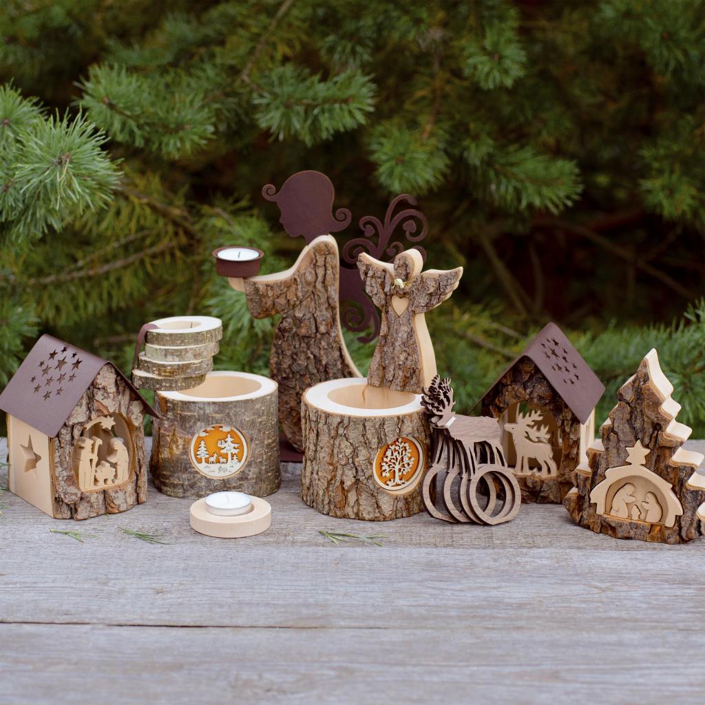 Add décor to your personal & private space with forest décor wooden