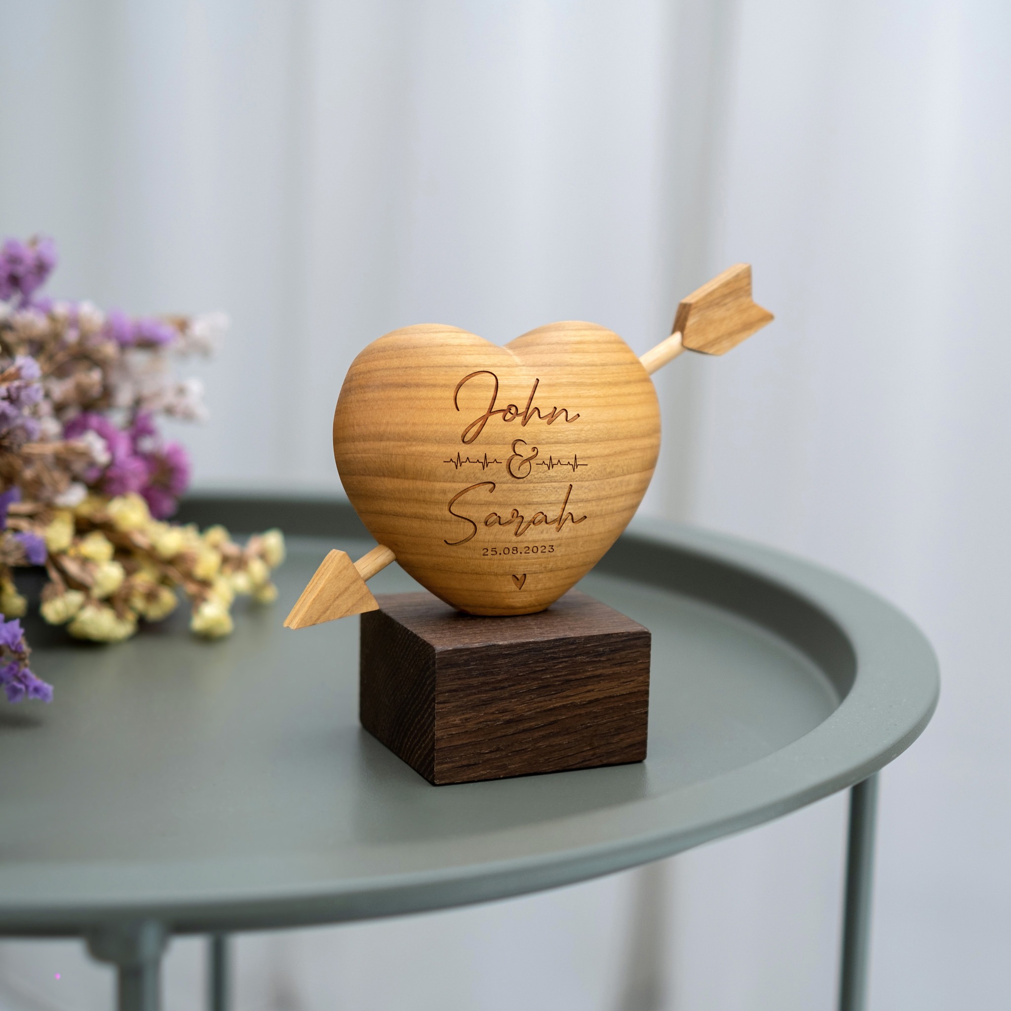 Pet Memorial Wooden Heart
