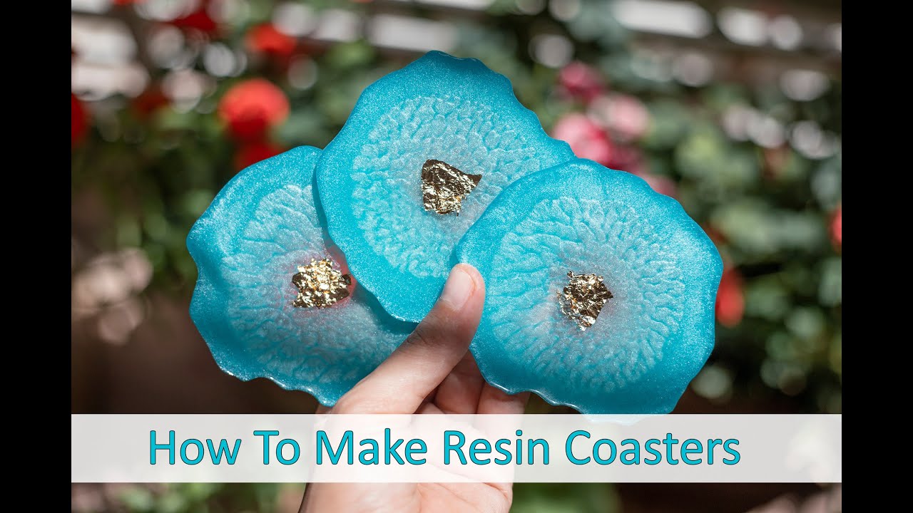 Making resin and wood coasters