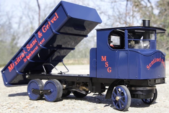 Maxitrak 0.75 Inch Sentinel DG6 Lorry Live Model Steam engine lorry