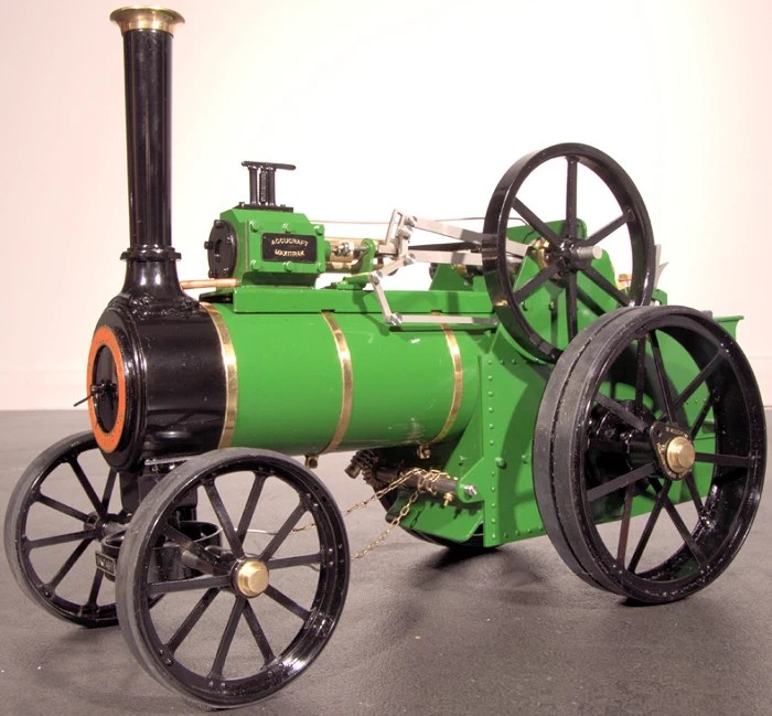 Maxitrak three quarter Inch Scale Allchin Model Steam Traction engine fully functional in green