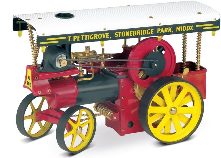 Wilesco D409 showmans engine working steam engine model