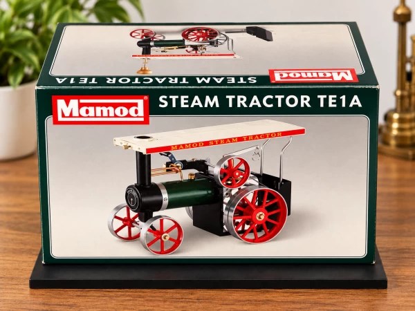 a boxed mamod steam engine